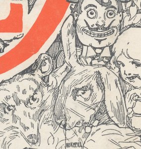 Oh, sad rabbit, I feel for you, surrounded by fiends and lunatics.